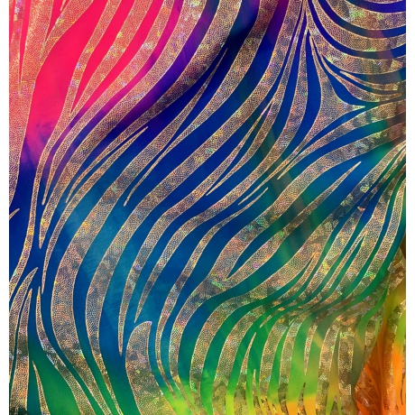 Lycra RAINBOW SPARKLES (holo)